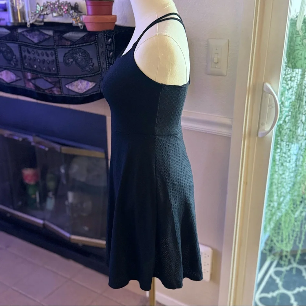 Mossimo Supply Co. Skater Black Mini Dress - Picture 3 of 12